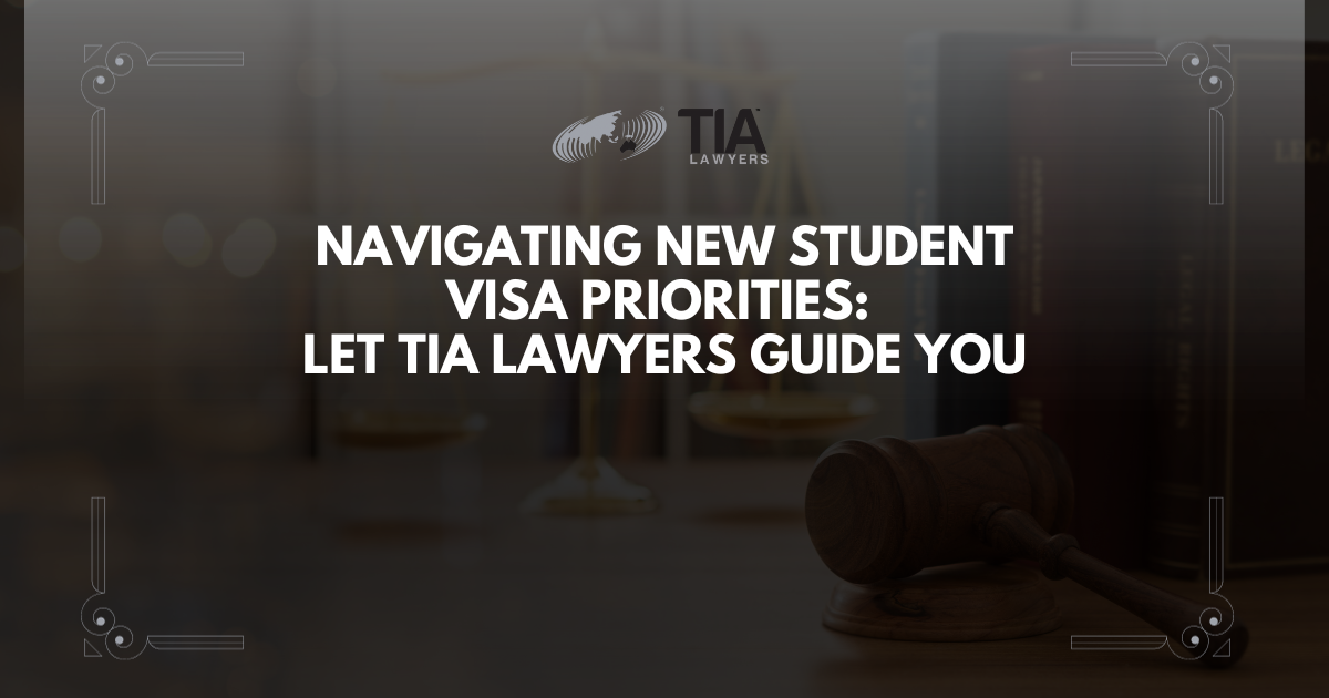 Featured image for “Navigating New Student Visa Priorities: Let This is Australia Lawyers Guide You”