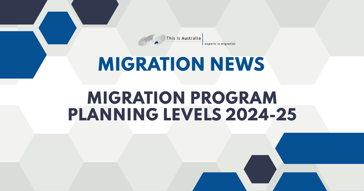 Featured image for “Migration Program Planning Levels 2024-25”