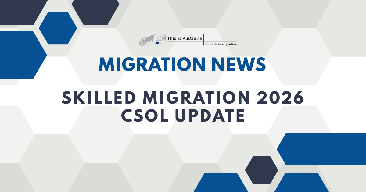Featured image for “Skilled Migration 2026 CSOL Update”