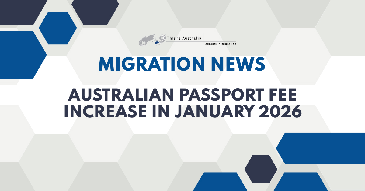 Featured image for “Australian Passport Fees Confirmed for January 2026”