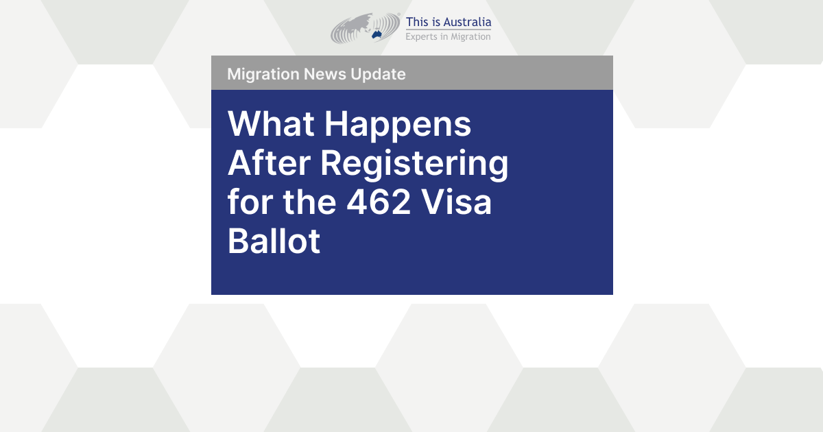 Featured image for “What Happens After Registering for the 462 Visa Ballot”